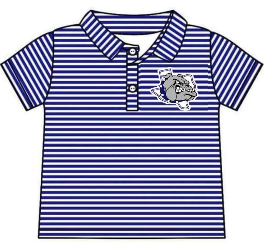 Kids short sleeve custom team polo shirt