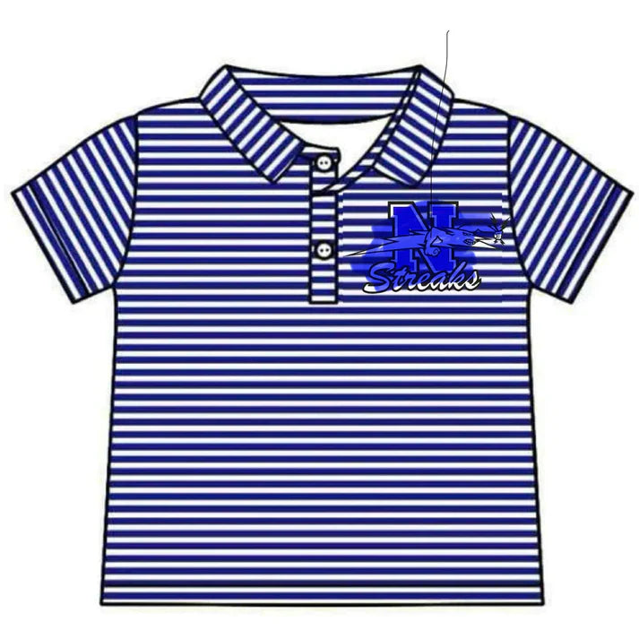 Kids baby custom team short sleeve polo shirt