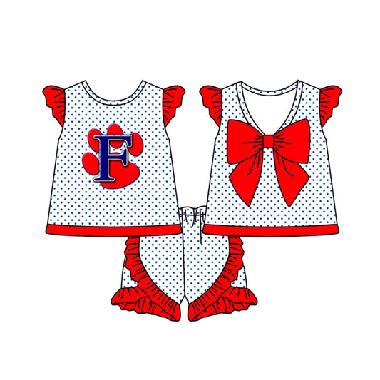 baby girl team design outfit