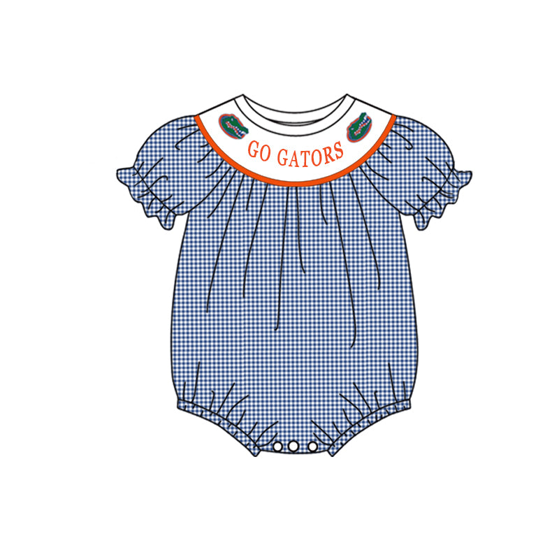 baby girls custom team romper