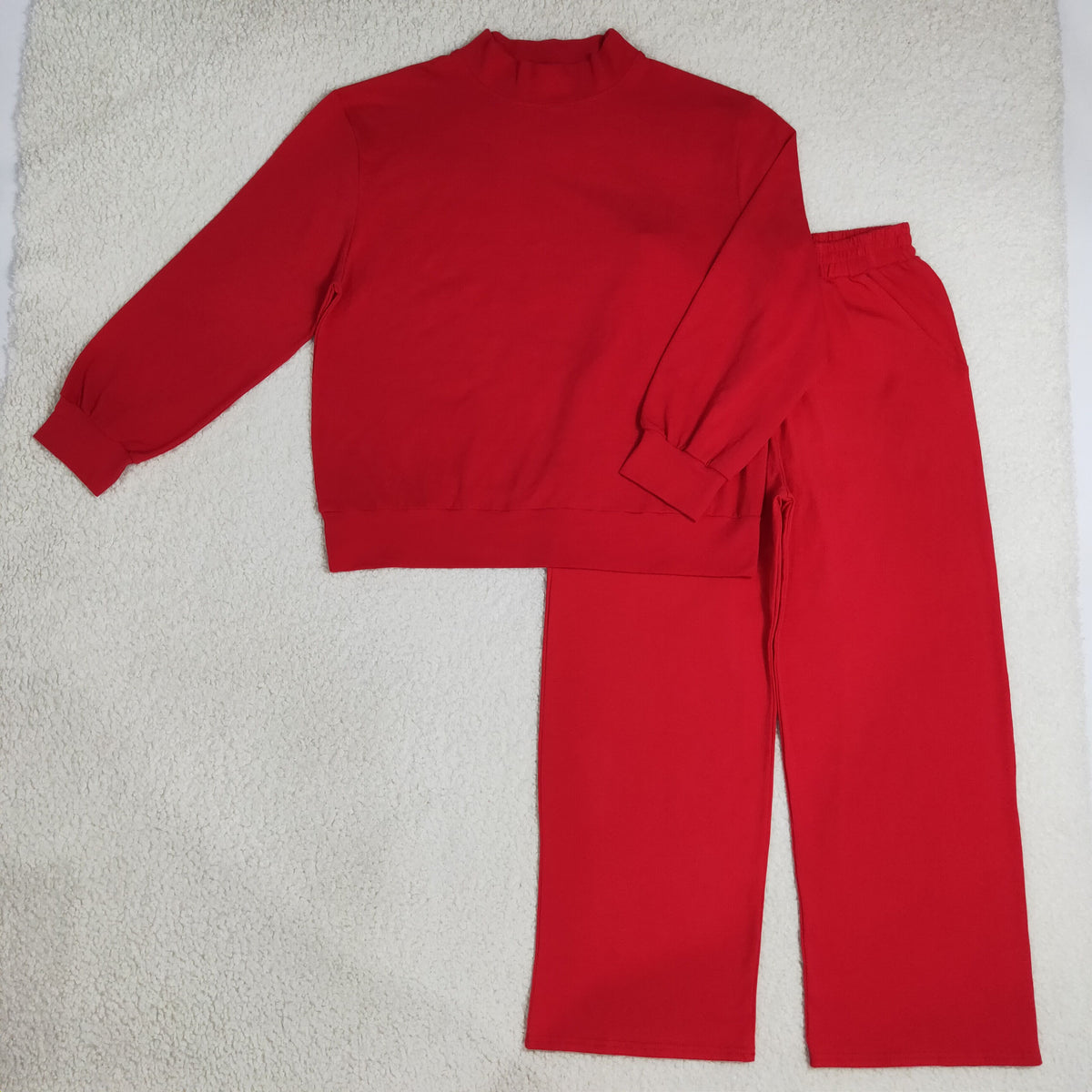 Adult Women red color long sleeve outfit