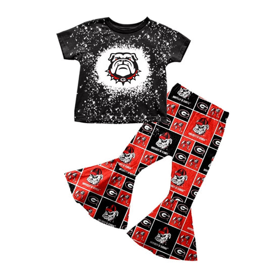 baby girl college dog design design outfit