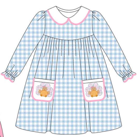 toddle girls Thanksgiving turkey dress