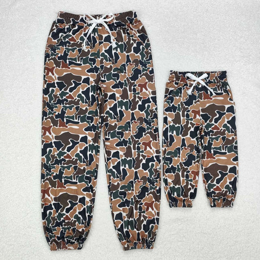 Mommy and me camo print casual wear leggings pants