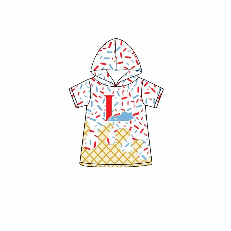 baby boy short  sleeve team hoodie top