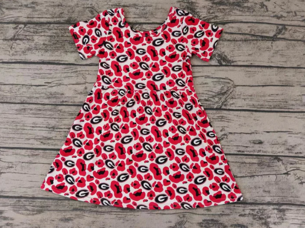 toddle girls custom colleague team dress