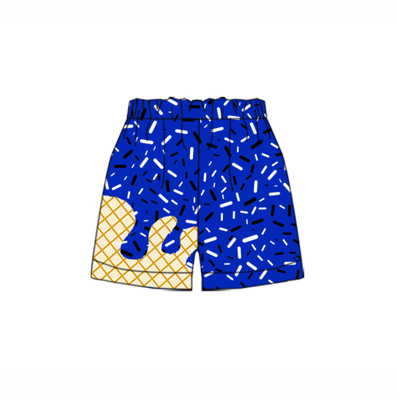 toddle baby custom team ice cream drip shorts