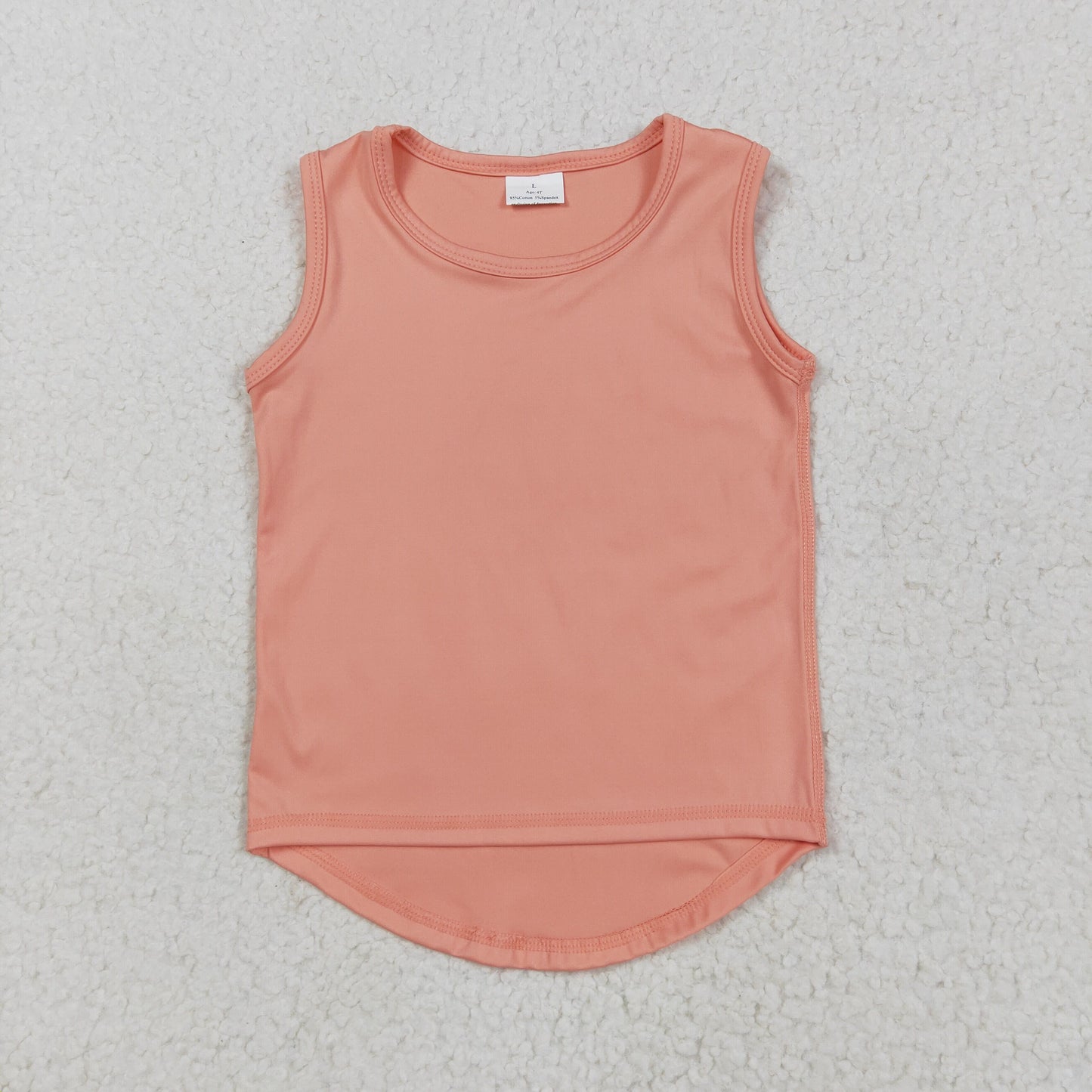 Toddle girls red yoga tank top shirt