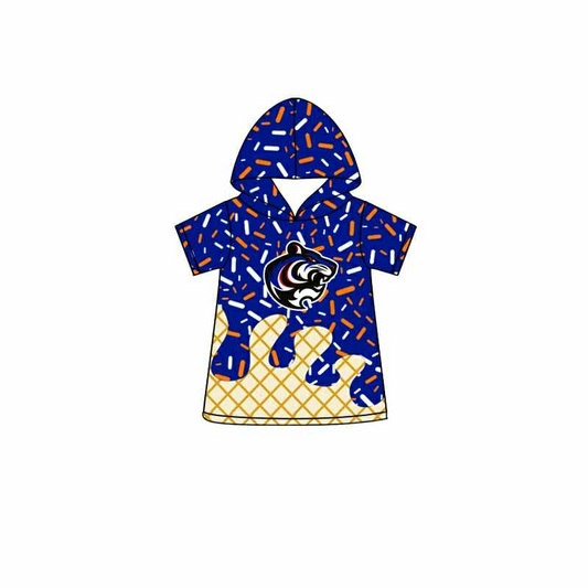 baby boy short sleeve team hoodie top
