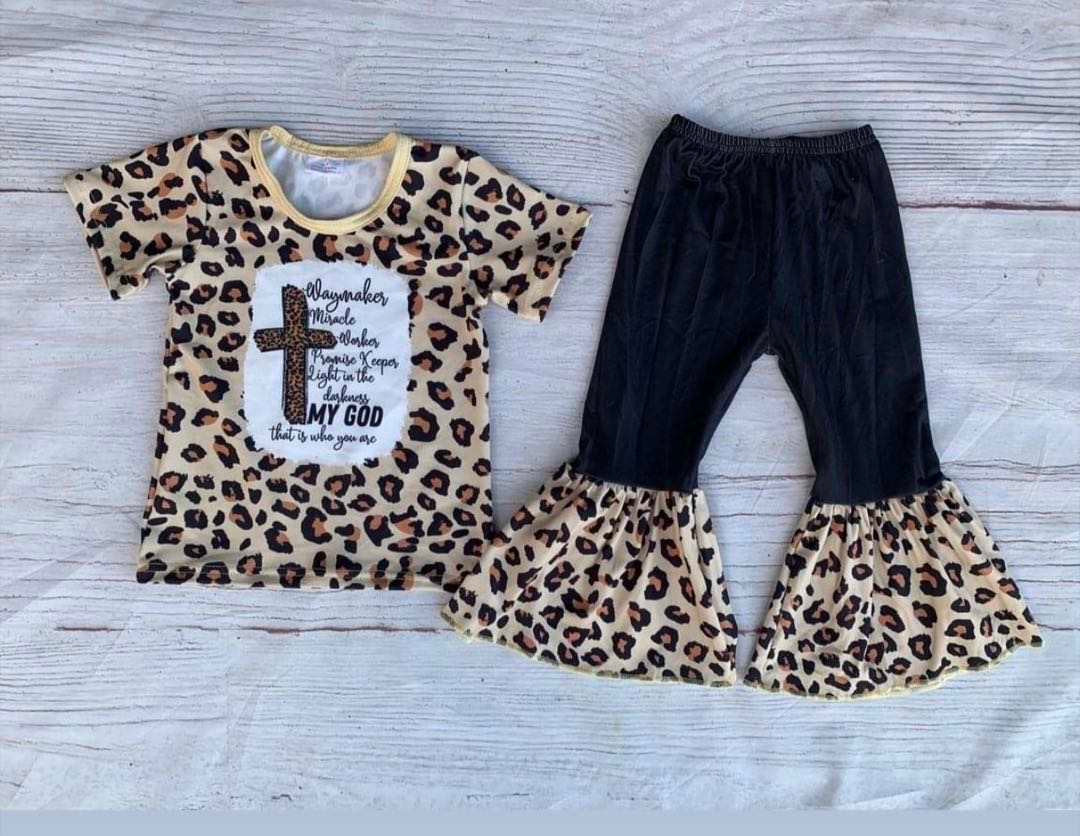 Baby girls boutique clothing set