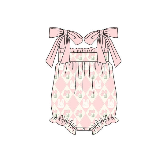 Toddle baby girls easter bunny romper wholesale factory price