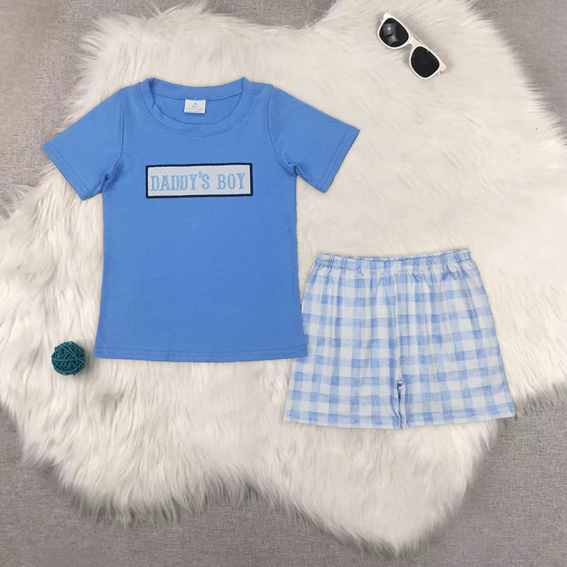 Daddys boy kids baby summer clothes