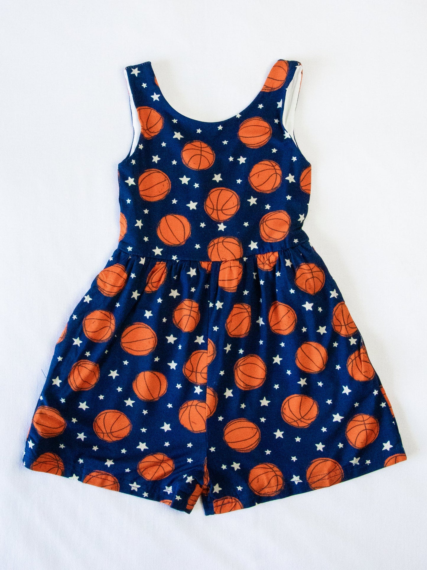 toddle girls basketball design jumpsuit