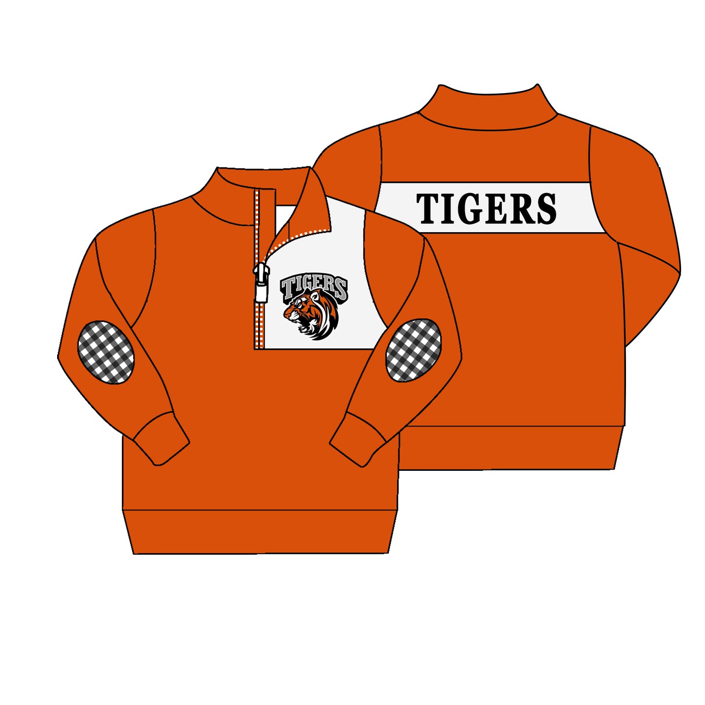 baby boy custom team long sleeve pullover
