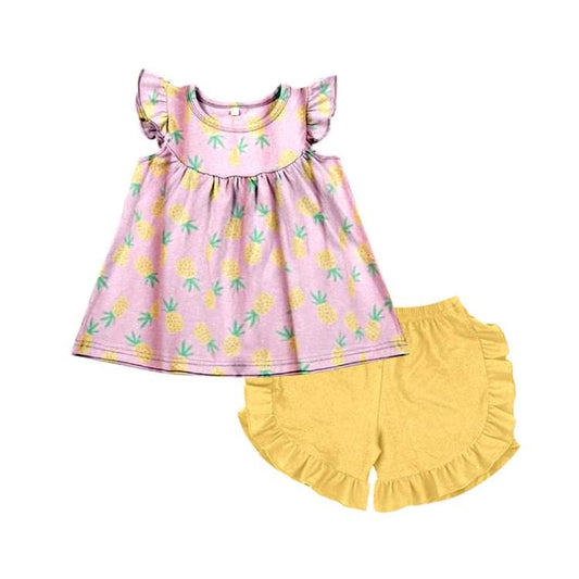 Toddle girls summer bummies set