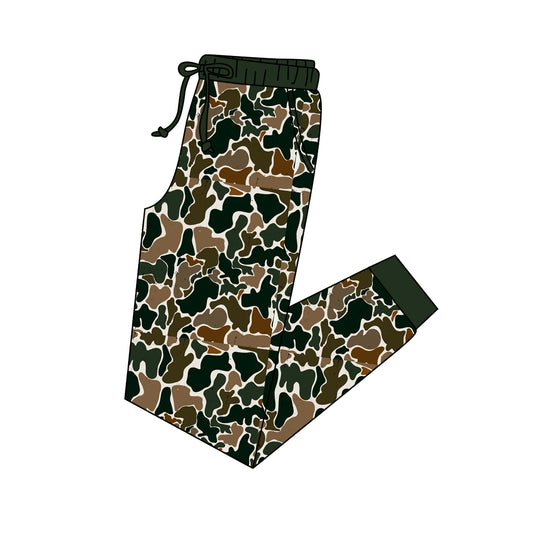 adult man camo milk silk  long pants