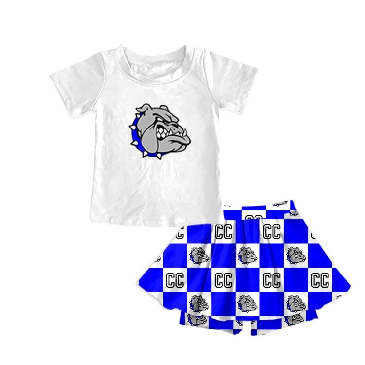 infant baby girls summer cheer outfit