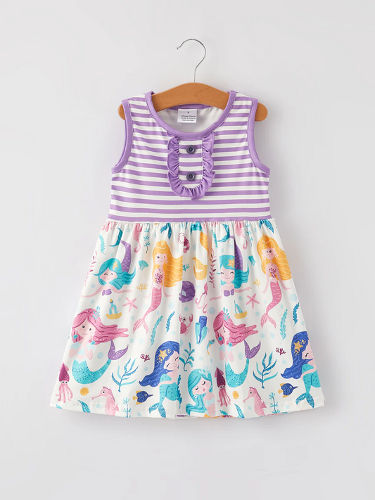 baby girl mermaid summer dress