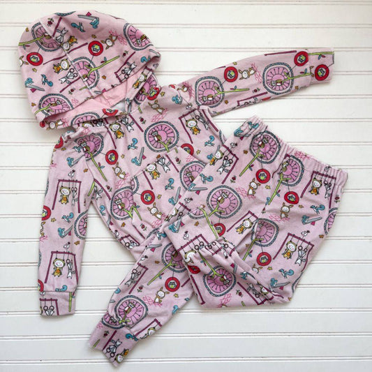 Girls long sleeve hoodie set wholesal factory price