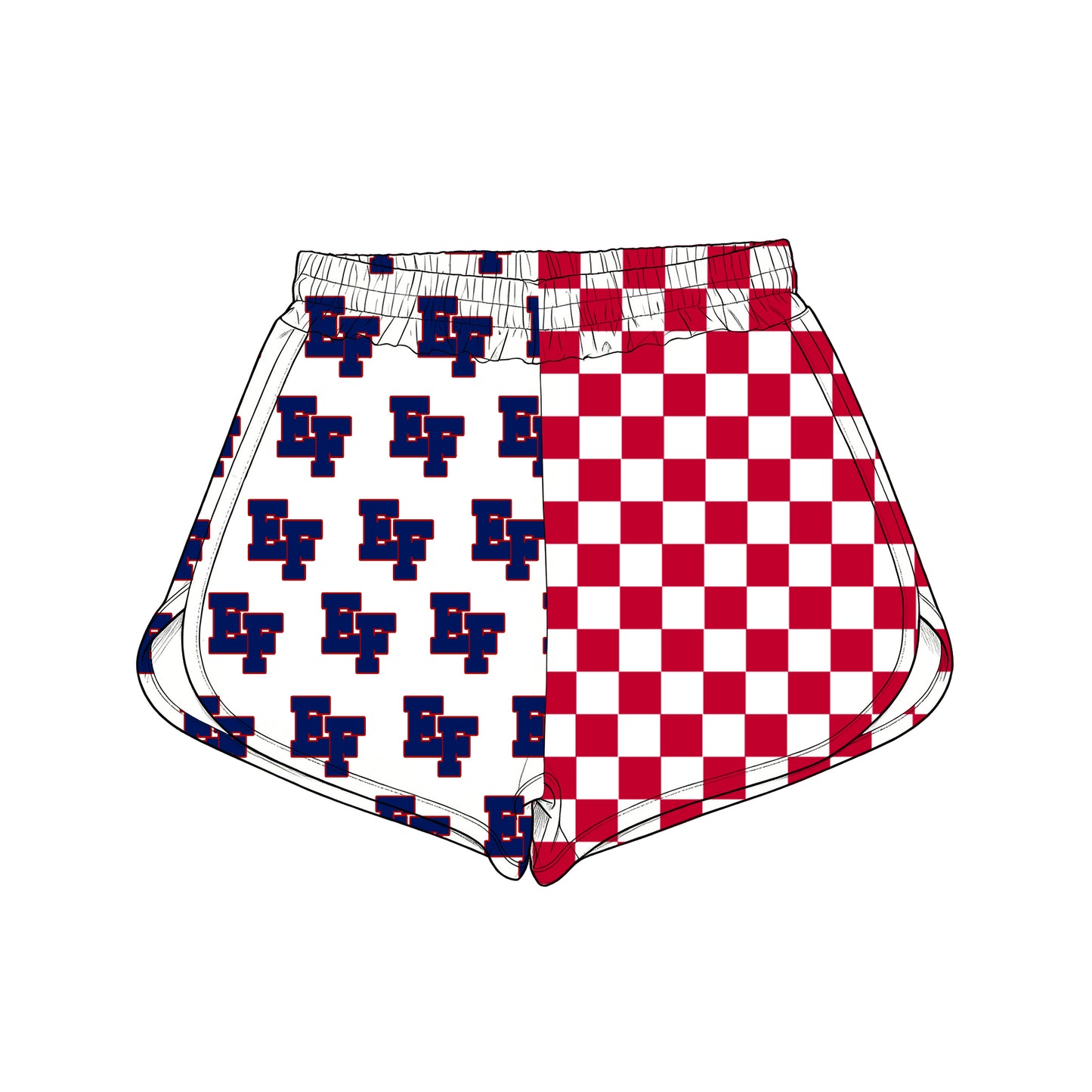 Mommy and Me custom team design summer shorts