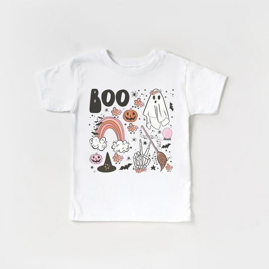 infant baby short sleeve halloween ghost shirt