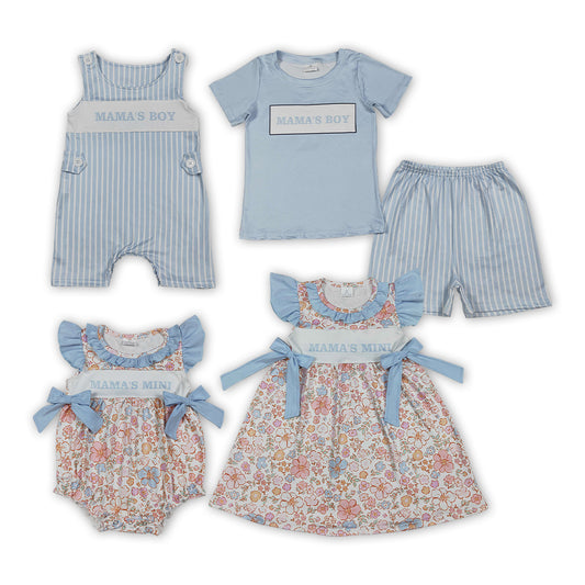 Mamas boy design summer outfit