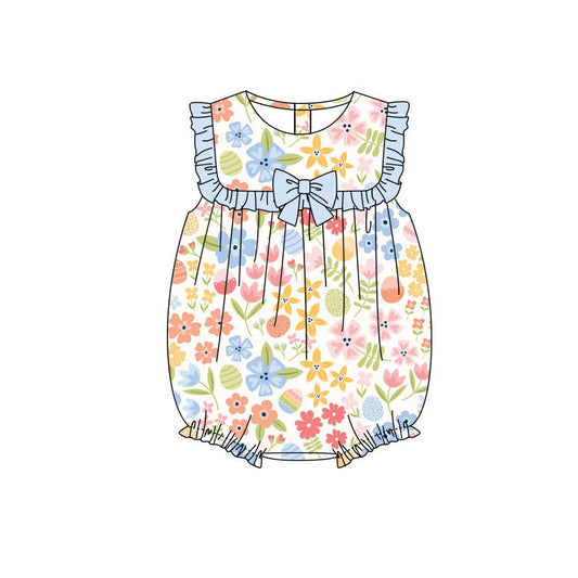 toddle baby flower print romper wholesale factory price
