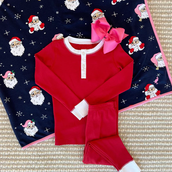Toddle kids girl Christmas red long sleeve outfit