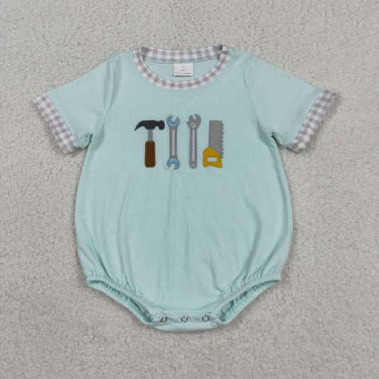 USA SHOP Embroidery Tool print toddle baby boy romper