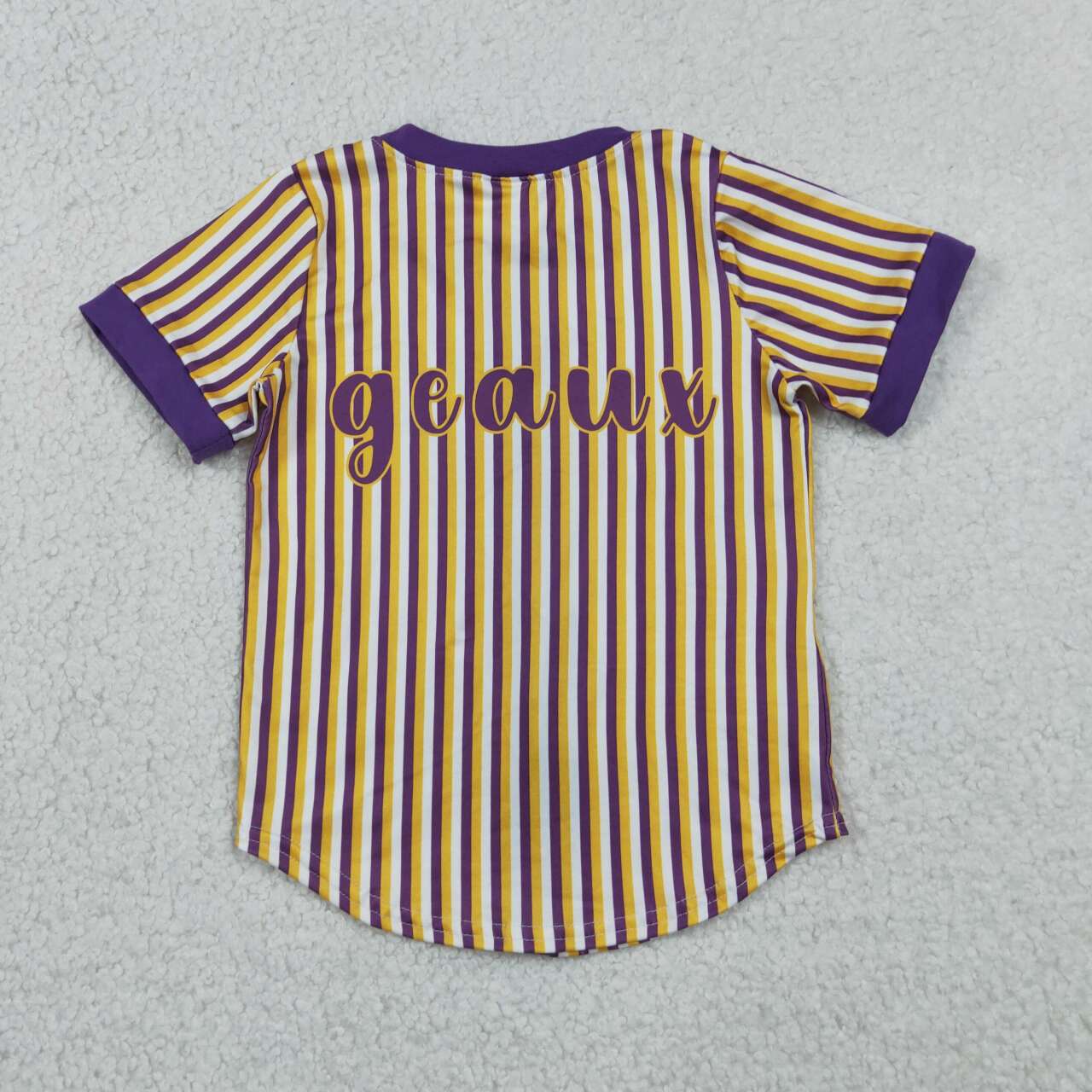 Tiger print boy short sleeve top