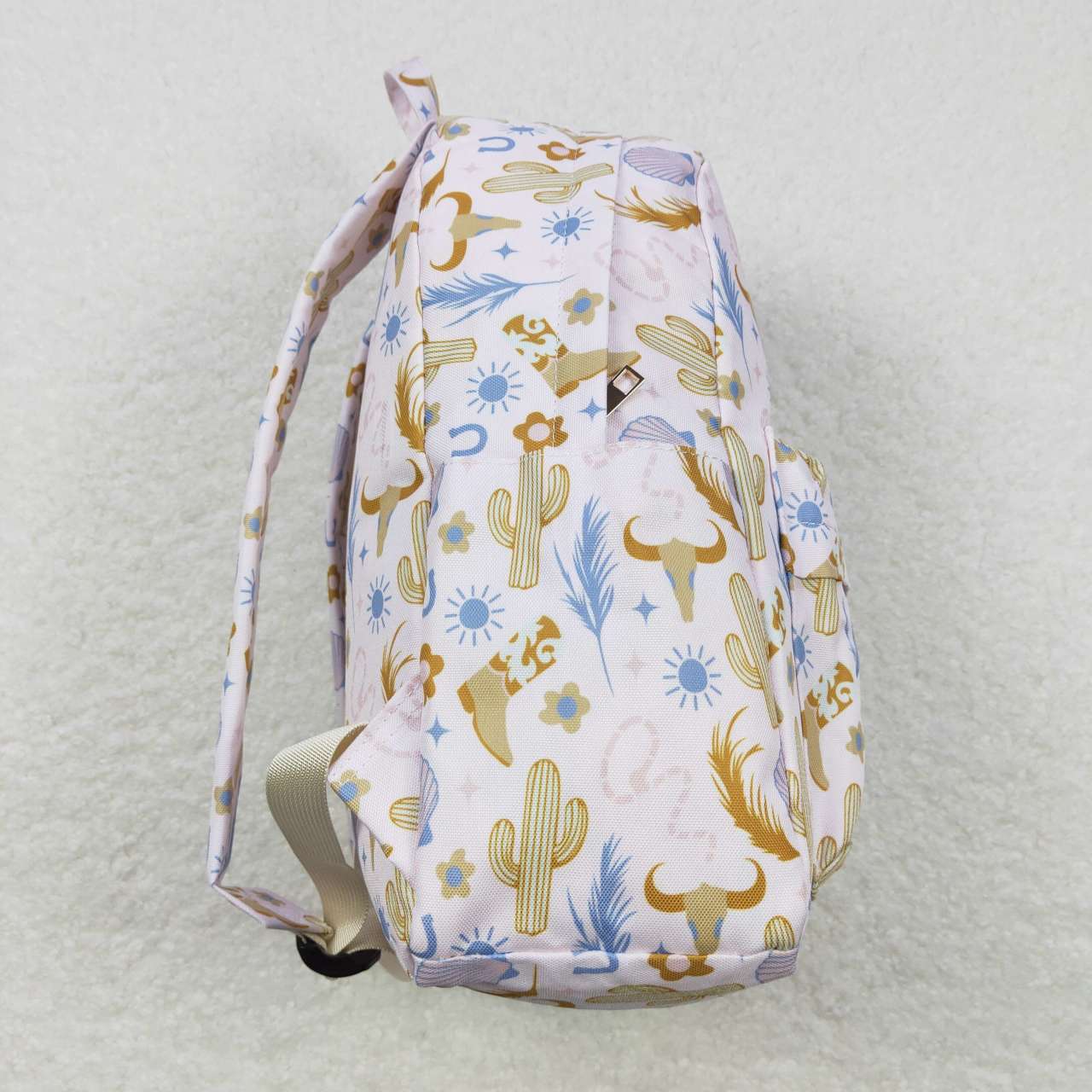 western cow cactus backpack mini bag