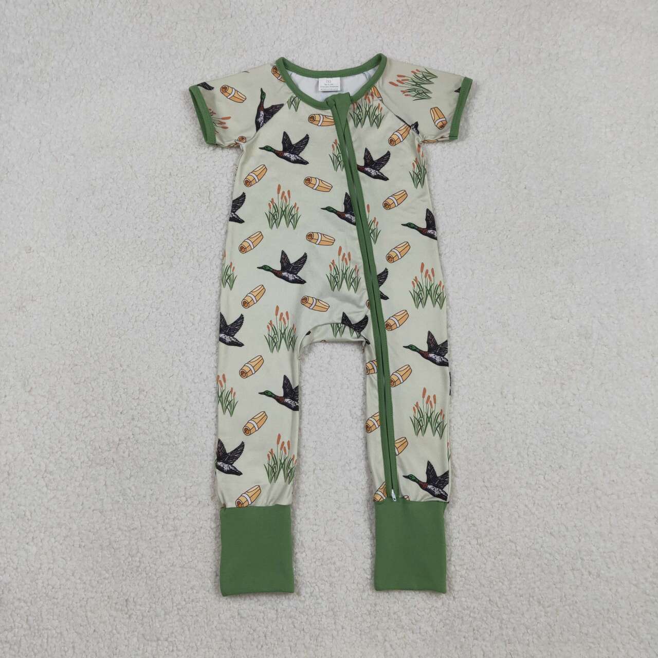 Toddle baby boy duck call hunting season romper