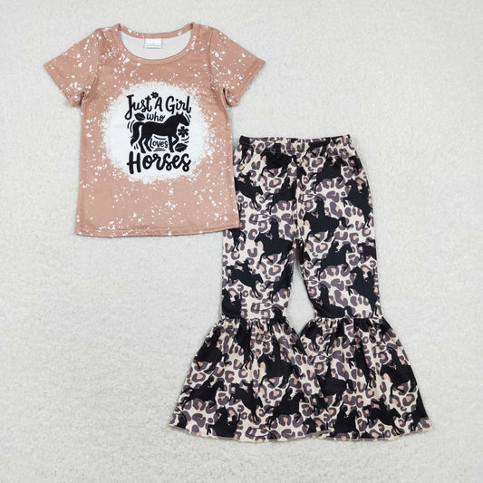 Just a girl who loves horses western clothing set