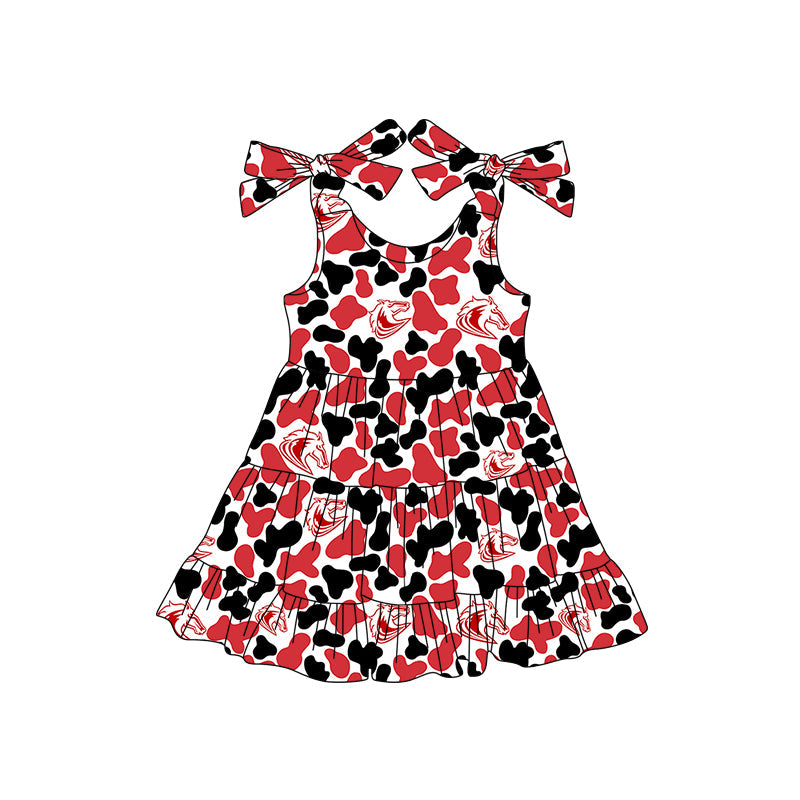 Toddle girls wholesale custom team design dress