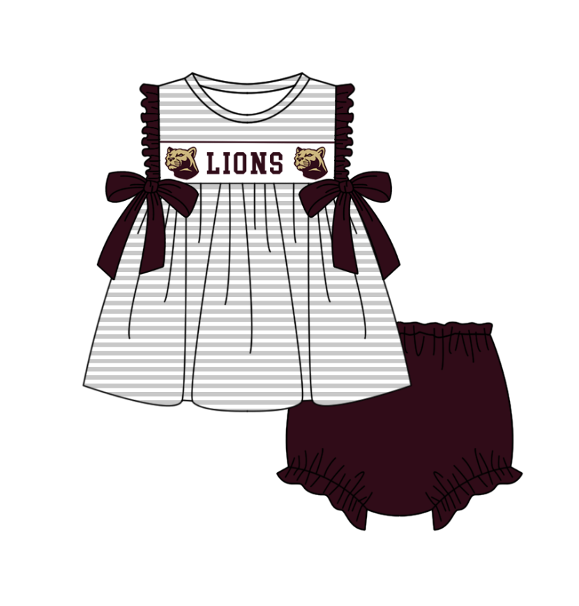 Toddle kids custom team design bummies set
