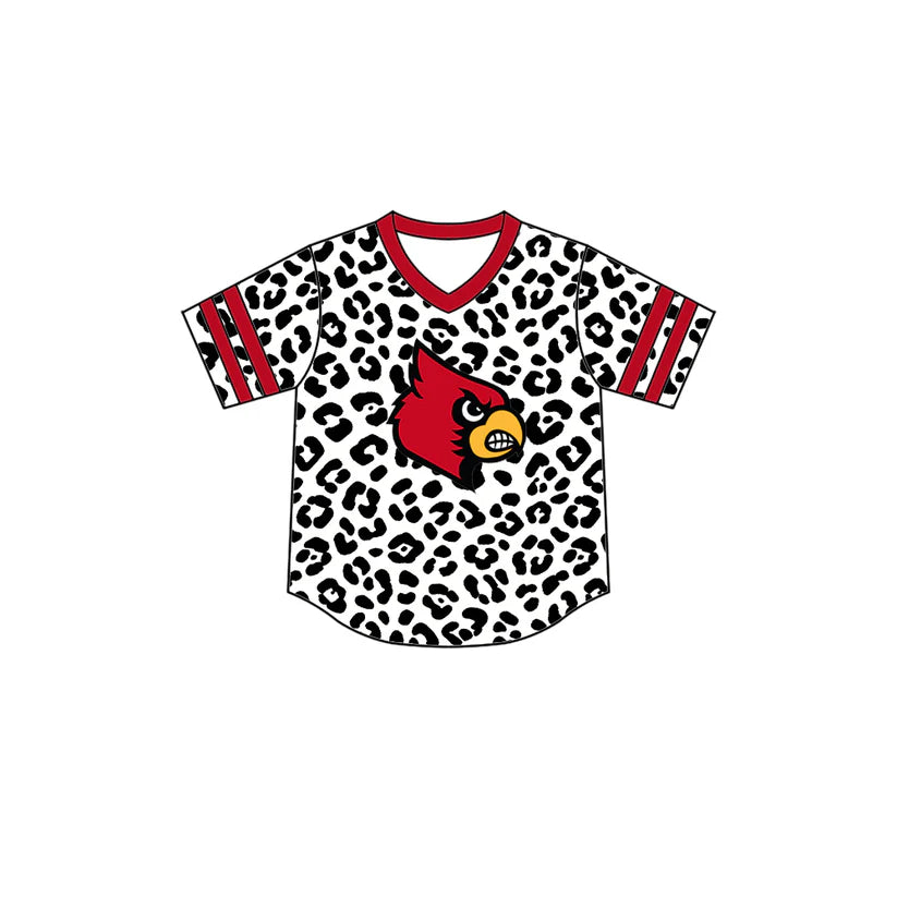 Team style short sleeve top wholesale kids clothes