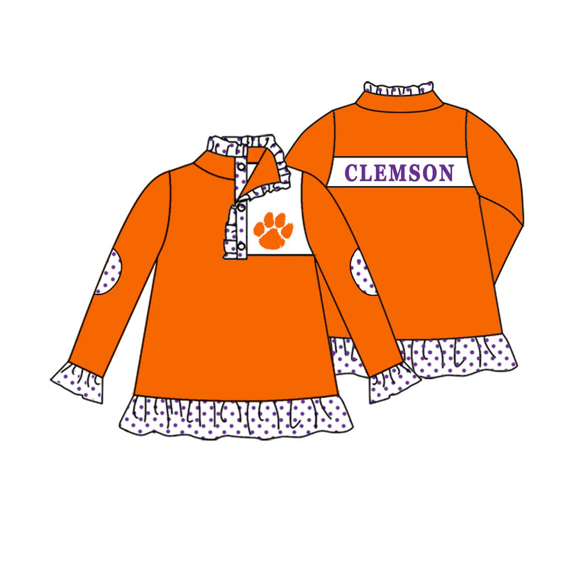 Kids custom team long sleeve pullover