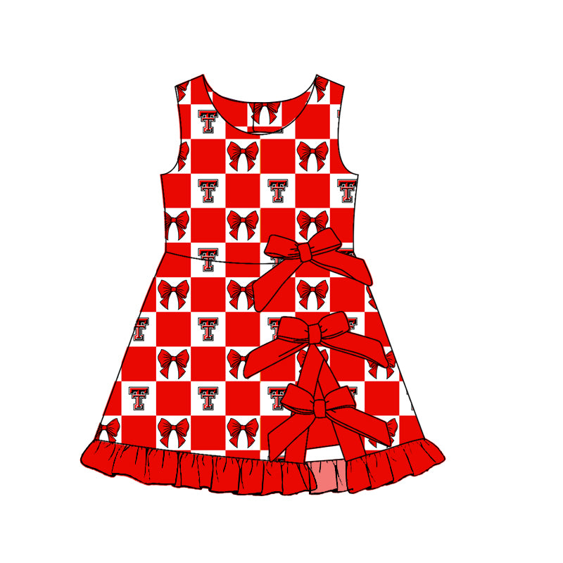 Toddle girls wholesale custom team design yoga dress