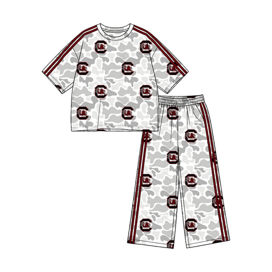 Toddle kids custom gamecocks team design girl long sleeve clothes wholesale price