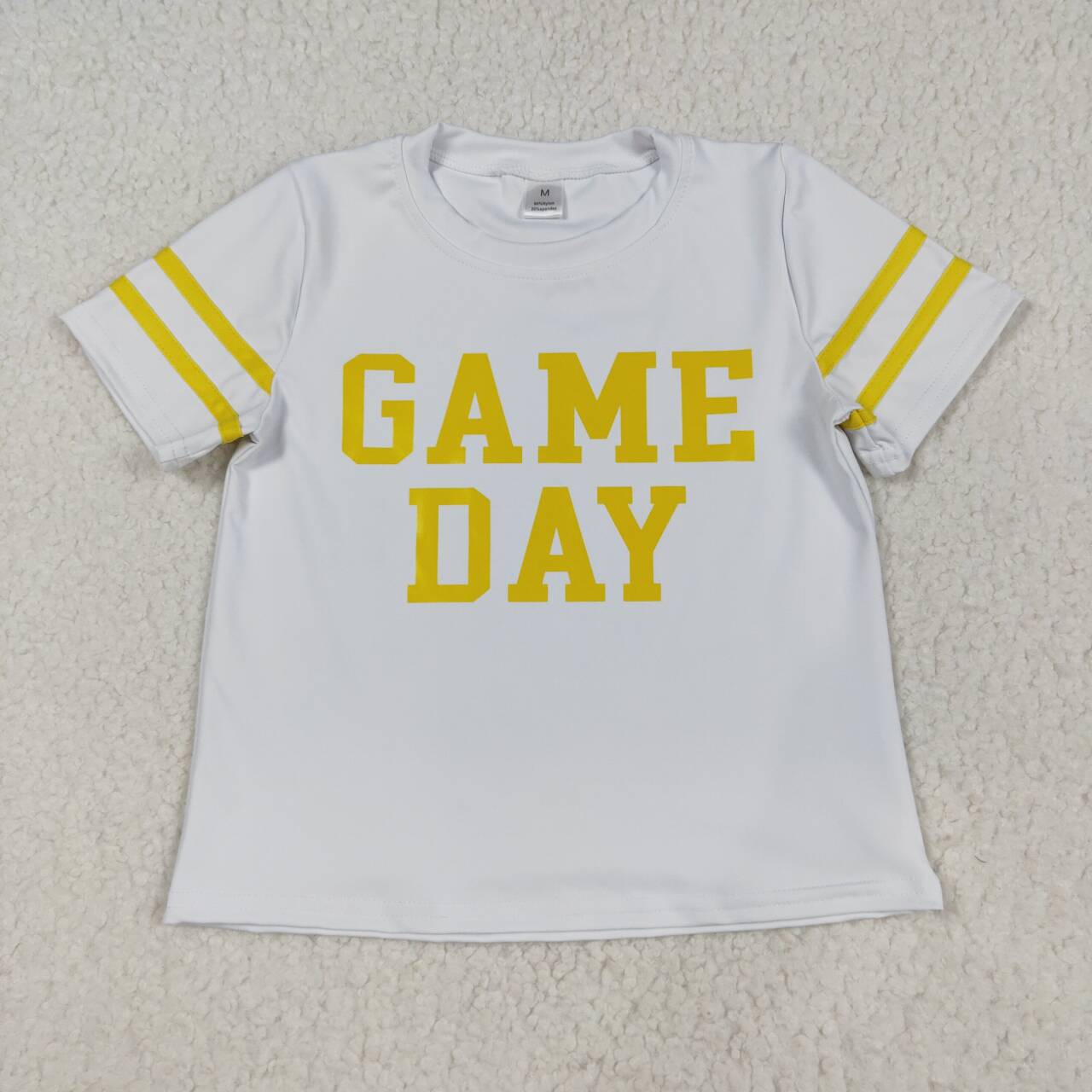 Vinyl Game day short sleeve yoga t-shirt