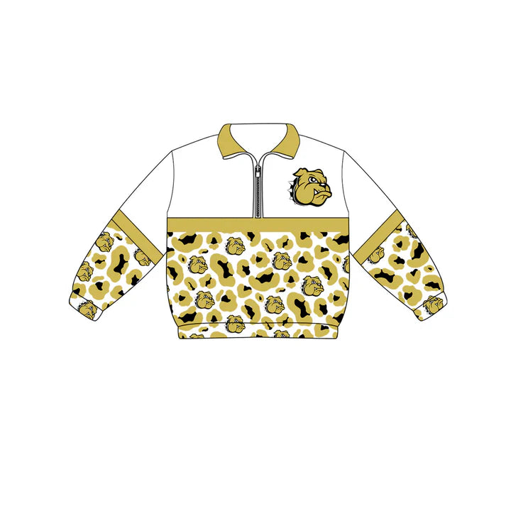 Kids team style long sleeve pullover top