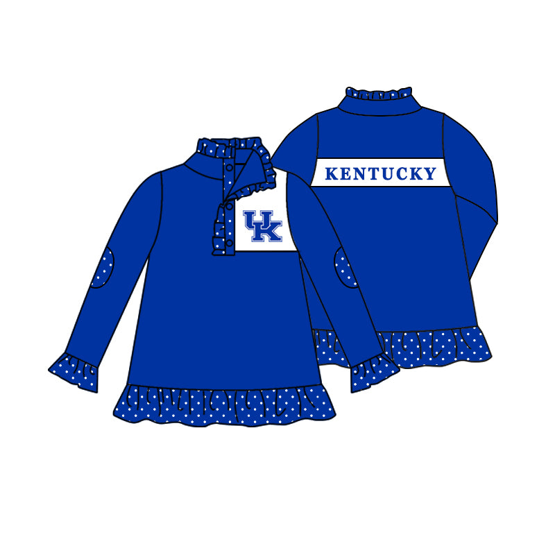 baby girl long sleeve basketball uk team pullover