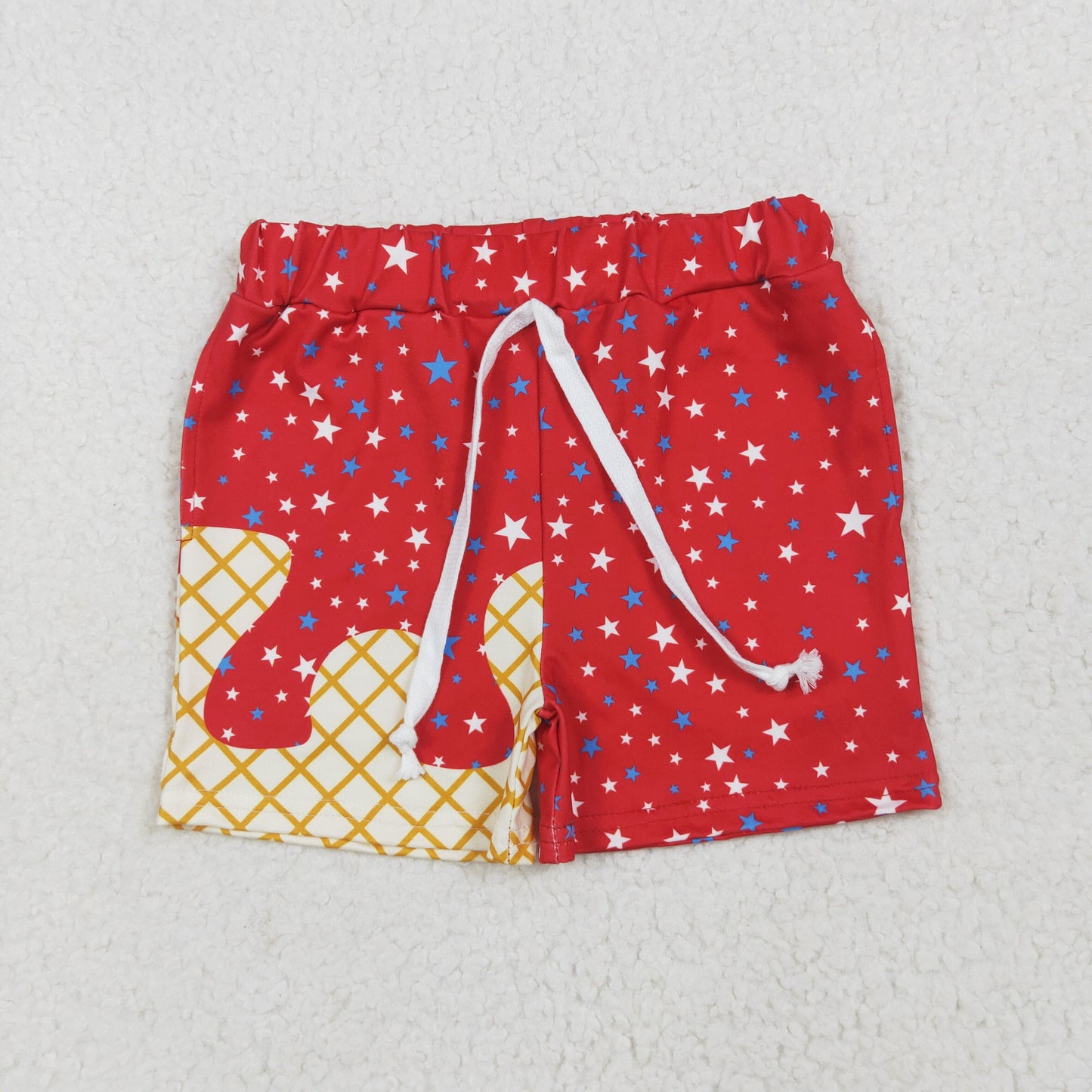 Toddle baby July 4th star design shorts