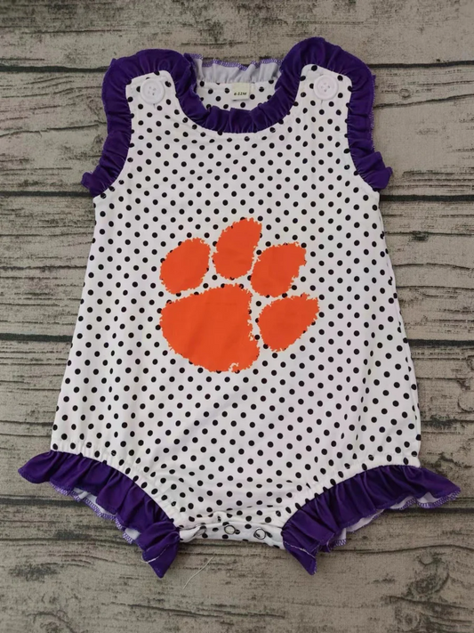 toddle baby girl team design romper