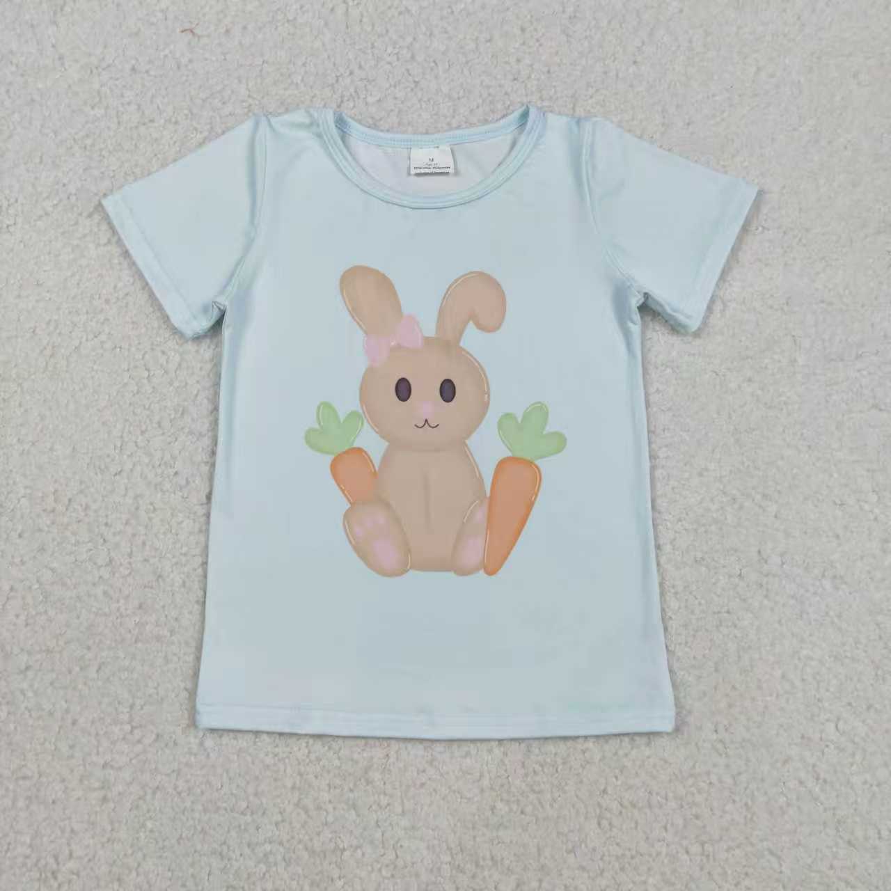 Girls easter cross short sleeve top