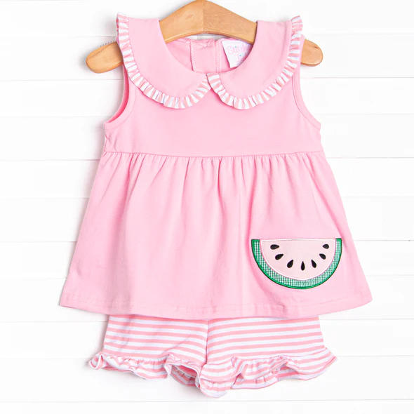 Girls boutique summer short set wholesale price