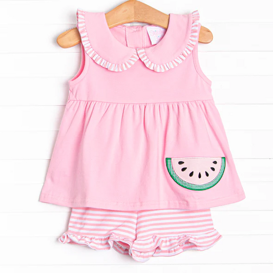 Girls boutique summer short set wholesale price