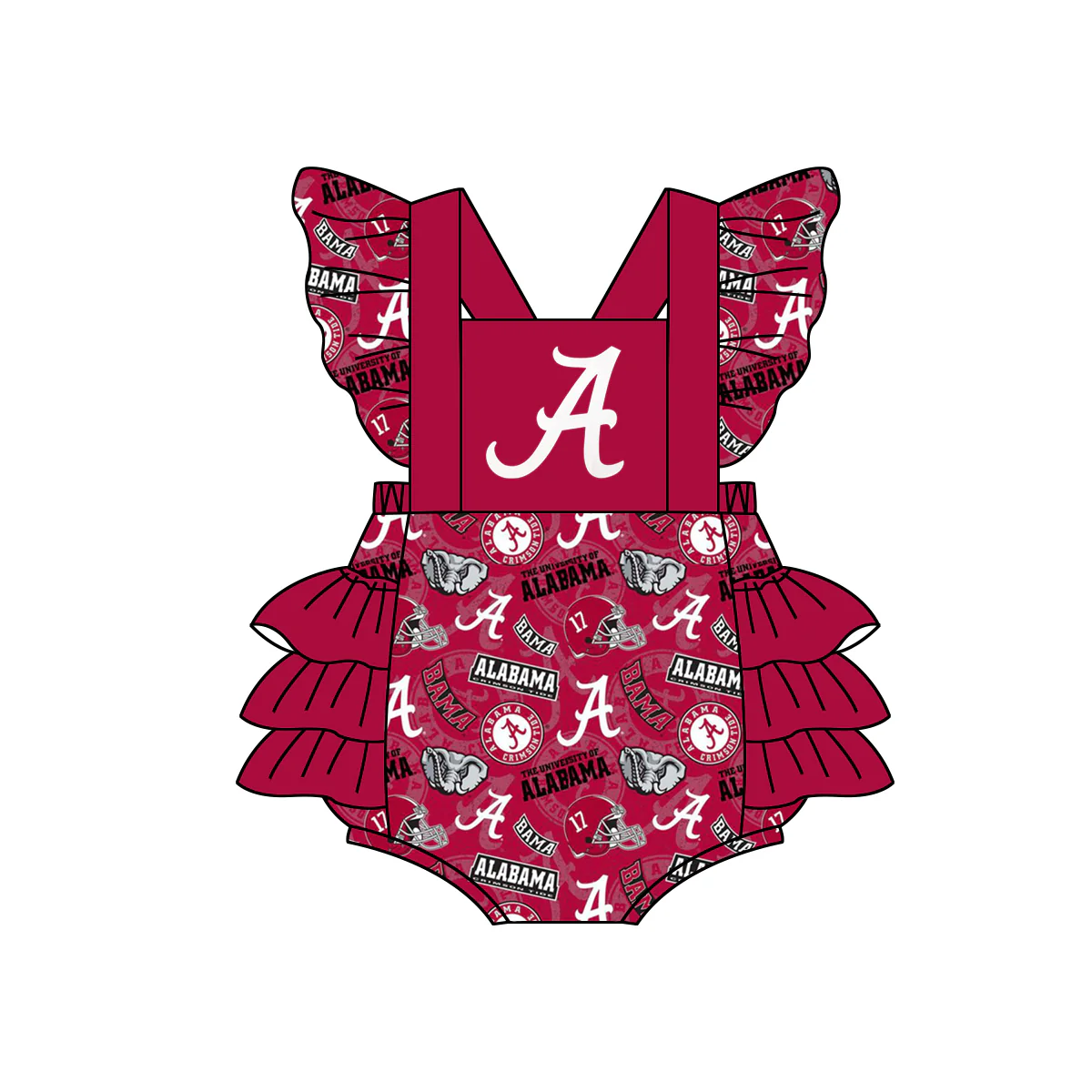 baby  custom team design romper
