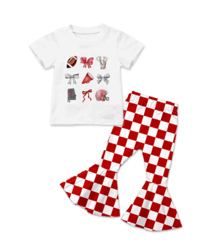 Toddle kids college team design outfit
