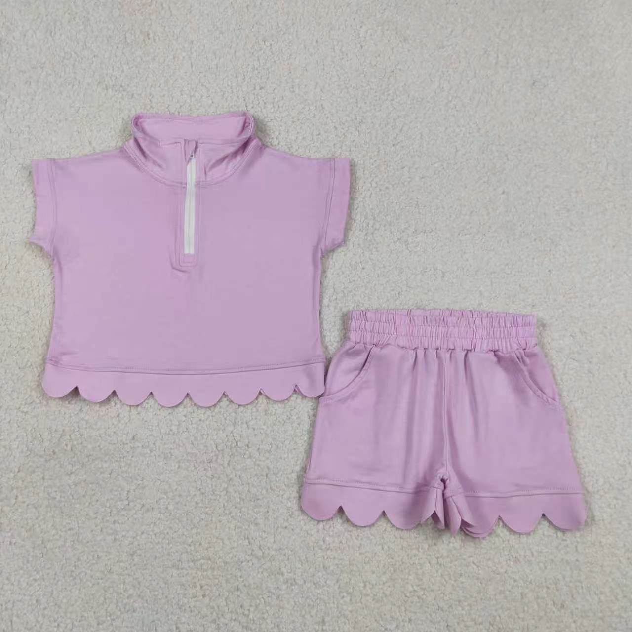 Watermelon short sleeve top matching shorts girls summer outfit